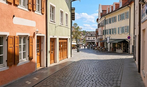 Living in the old town of Bad Tölz – a charming townhouse, located directly on the historic market street.