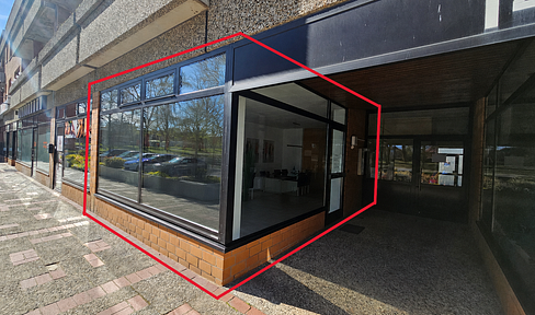 Helle Ladenfläche / Büro mit Schaufenster · 65 m² · direkt am Bahnhof Bad Bevensen · provisionsfrei