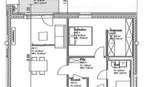 First occupancy: Modern ground-floor apartment with a terrace and energy-efficient living comfort.