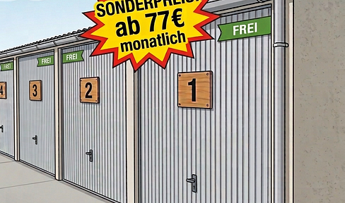Parking spaces in Dortmund (North/Port/Brechten) available from €77 per month - Rent a garage.