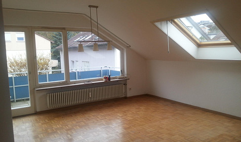 4-room attic apartment, 83 square meters, for rent.