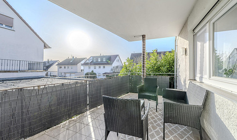 Sanierte 3-Zimmer-Wohnung mit großem Balkon & Einbauküche in Oberstenfeld