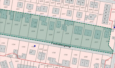 Building plot of 699 m² in a quiet residential area of Hamburg-Billstedt.