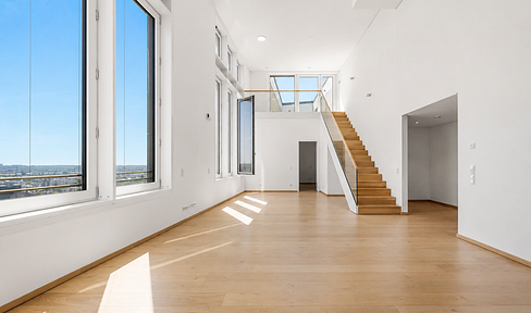 Exklusives 3-Zimmer-Penthouse im PRÄDIUM Frankfurt | 169 m² | Skylineblick | 18. Obergeschoss
