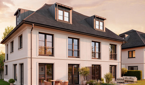 Living in a prime location in Obermenzing – with a south-facing garden and in a very quiet area.