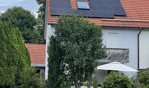 Semi-detached house seeking new owner.