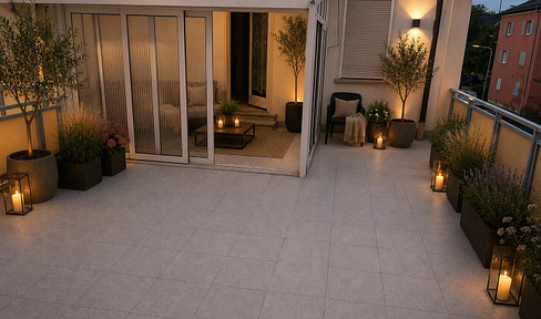 Work and living in one place: 175 m², 2 floors in Wiesbaden.
