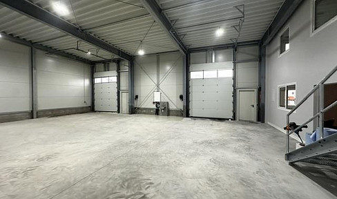 Grenzstraße 14: Neubau von 8 Lager- und Produktionshallen in bester Lage