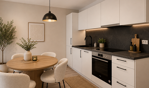Bright and stylish 3-room apartment in a NEW BUILDING! **Including a period of rent-free living.**