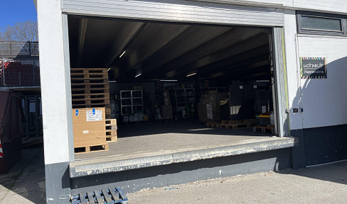 Warehouse and office spaces with heating available for rent in Eggenfelden - 1096 square meters.