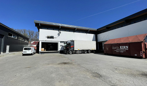 Warehouse and office spaces with heating available for rent in Eggenfelden - 1096 square meters.