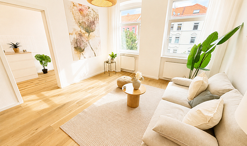 ***Freundliche 2-Zimmer-Wohnung in der Andreasvorstadt*** Balkon / Bezugsfrei / Provisionsfrei