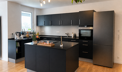 Moderne gehbehindertengerechte 122 m² Erdgeschosswohnung mit 250m² Garten in Ludwigshafen-Melm