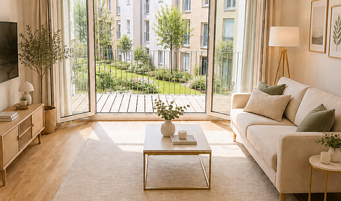 Erstbezug! 3-Zimmer-Wohnung mit Süd-Balkon in Top-Lage von Darmstadt