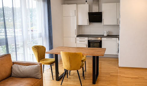 Brand new 3-room apartment with two balconies.
