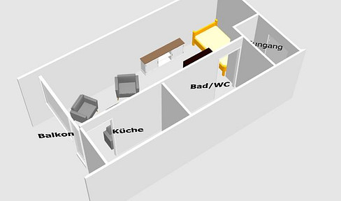 München-Solln - Apartment mit sonnigem Balkon, Wellnessbereich und Tierfgaragenstellplatz