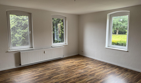 Bright and renovated 2.5-room apartment with a terrace and fireplace in Wiedensahl.