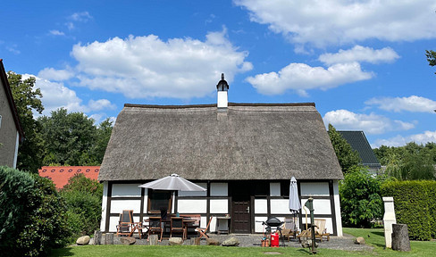 Zauberhaftes Reetdachhaus, große Scheune, großzügiges Grundstück, in der Ruhe des Naturparks