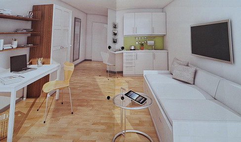 Furnished student apartment, offered privately.
