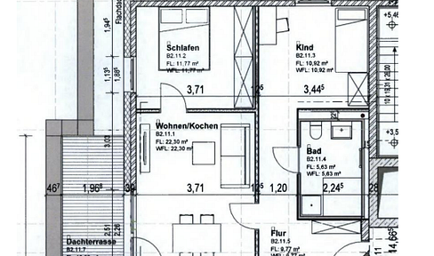 Erstbezug: Moderne Staffelgeschosswohnung mit Dachterrasse sowie energieeffizientem Wohnkomfort