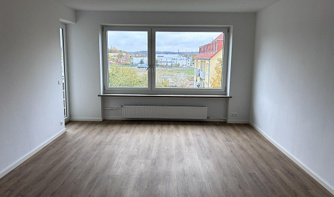 Completely renovated 3-room apartment (75 square meters).