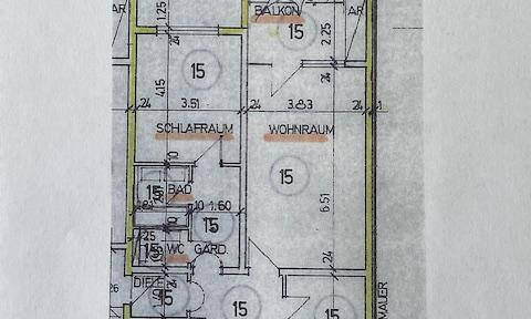 ruhige 3,5 Zimmer Wohnung mit 2x Balkon