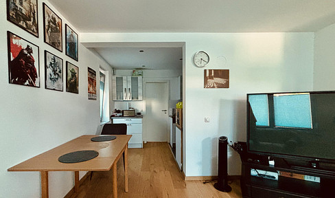 Bright 2-room ground floor apartment in Uttenreuth, near Erlangen.