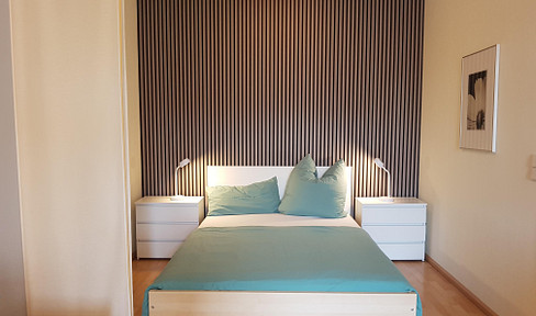 Furnished, perfectly laid-out apartment with a sunny balcony.
