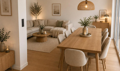 First occupancy in the Allgäu region, near Grüntensee lake - Apartment 2: High-quality 3-room apartment with garden.