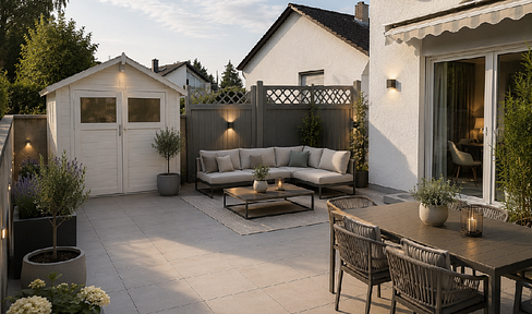 Charming, idyllic apartment with a terrace/garden, located in a quiet area near vineyards.