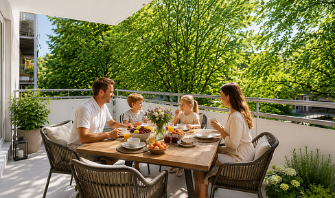 Licht. Ruhe. Natur. Exklusive 5-Zimmer-Wohnung in bester Vauban-Lage