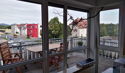 Bright, 2-room apartment with a rooftop terrace.