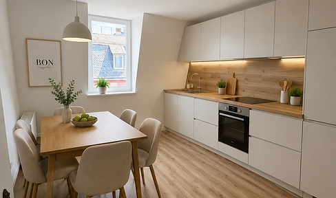 Attraktive und komplett renovierte 2-Zimmerwohnung in top Lage nähe Berger Str.