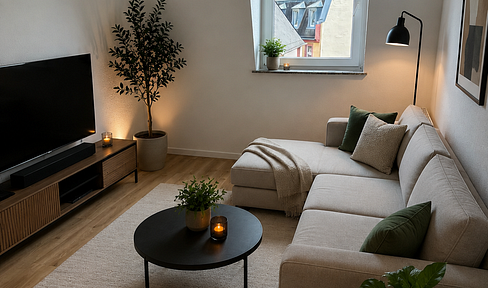 Attractive and completely renovated 2-room apartment in a prime location near Berger Straße.