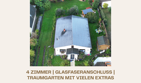 Grüne Oase im idyllischen Zernsdorf auf 1130qm mit Teich, Sauna und Gewächshaus