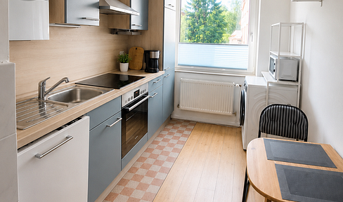 Modernisierte 2-Zimmer Wohnung mit Südbalkon und Gartenmitbenutzung in Hamm Nord