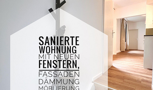 Einfach einziehen: Sanierte & möblierte Wohnung - Nähe Siggi & Nordpark
