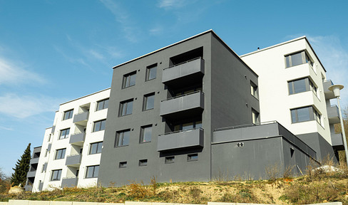 Family home or home office haven: Spacious 3-room apartment (new build standard, KfW-55 certified, with garden).