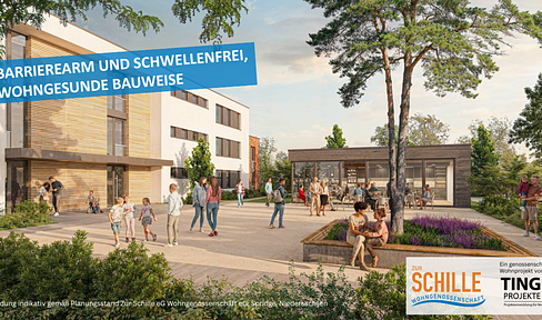 Suburban, naturnah leben: 2-Zi.-Whg in Bennigsen – Private Wohngenossenschaft