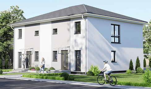 Neubau einer schönen Doppelhaushälfte in Falkensee