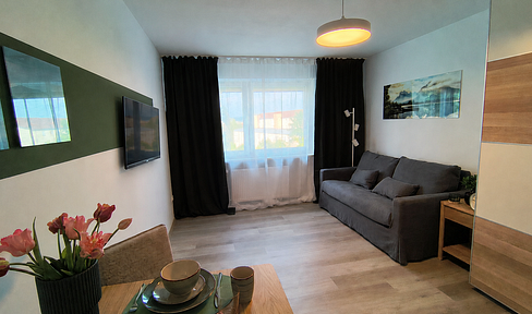 Newly furnished and completely renovated apartment in the Kasernenviertel district of Regensburg.