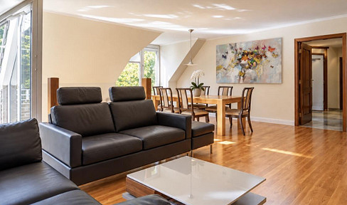 Exklusive möblierte Maisonette in Ahrensburg bei Hamburg – ca. 120 m² mit Dachterrasse