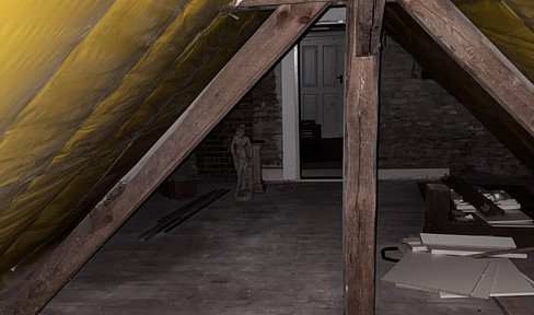 60 square meters of storage space for rent – attic space on the 2nd floor.