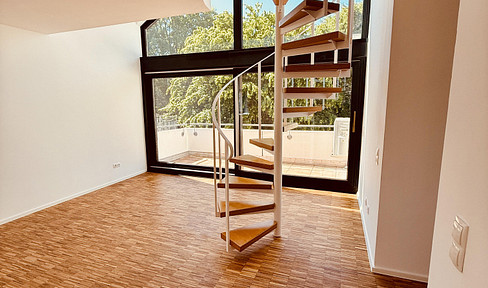 Maisonette mit Galerie, großer Dachterrasse und neuer Wärmepumpe in Alt-Weiden