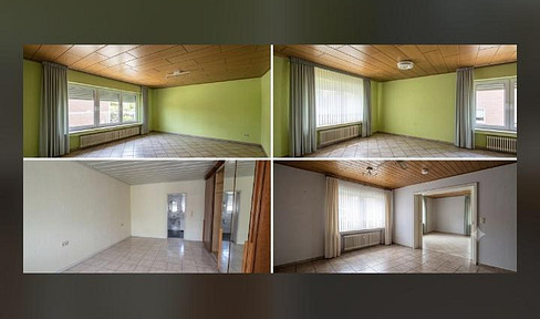 Large, bright ground-floor apartment.