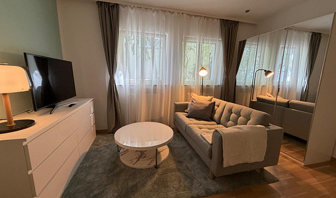 For sale by owner! Fully furnished 1-bedroom apartment with a modern ambiance, located in the mid-section of the eastern part of the city.