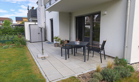 Exklusive 3-Zimmer-Erdgeschosswohnung mit Garten