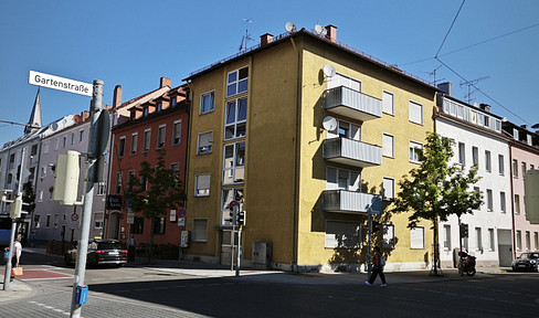 Provisionsfrei: Zentrum Neu-Ulm: Klimatisierte 3-Zimmer-Wohnung mit 2 Balkonen (74 m²)