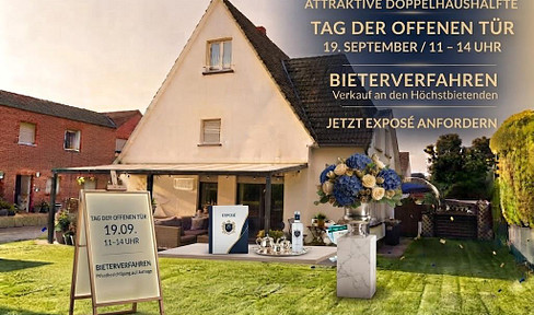 Doppelhaushälfte in Beckum – Tag der offenen Tür am 19.09. im transparenten Bieterverfahren!