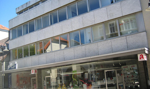 Bright office spaces in the city center of Detmold.